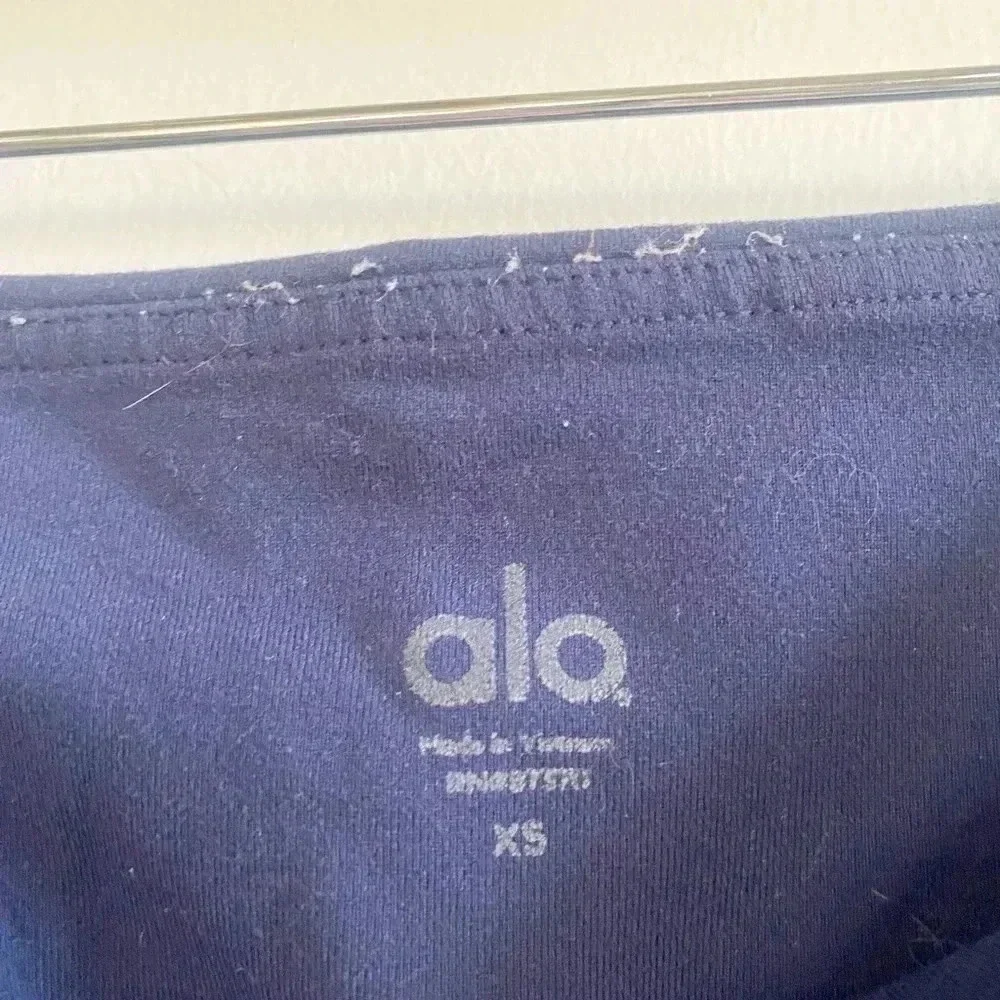 Alo yoga blue‎ moto leggings XS